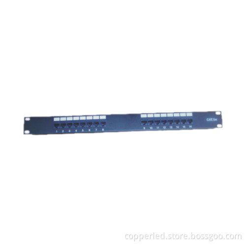 UTP Cat. 5e 16 Port Patch Panel